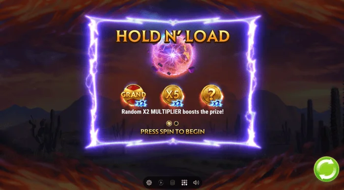 Jeu bonus de Colt Lightning Inferno